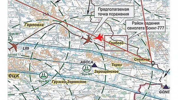 Опубликованы секретные документы о боевых вылетах в районе крушения MH17
