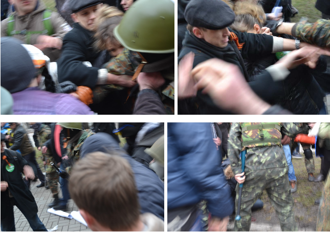 Нацисты с «евромайдана» зверски избили киевлян, вышедших на субботник Нацисты с «евромайдана» зверски избили киевлян, вышедших на субботник