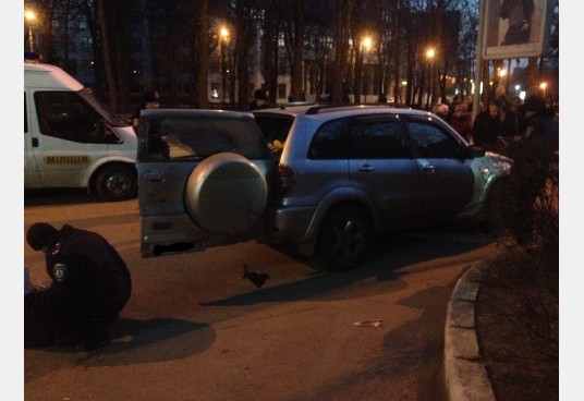 В Харькове расстреляли иномарку