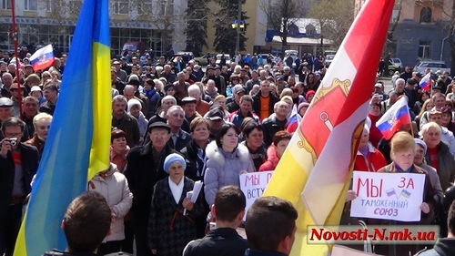 30 марта в Николаев прошел митинг антимайдан "За Николаев!"