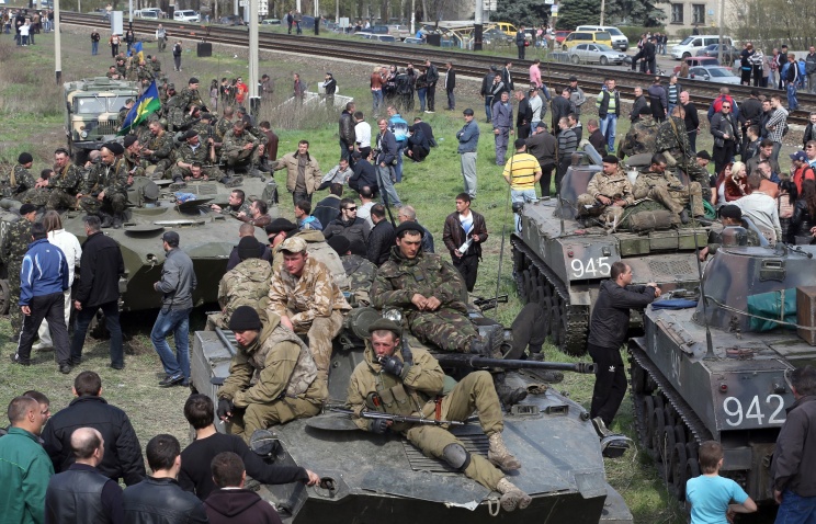 Ожесточенные бои на Юго-Востоке Украины с "сепаратистами"