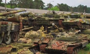 Кладбище танков Украины