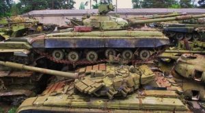 Кладбище танков Украины