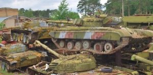 Кладбище танков Украины