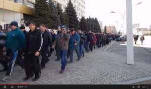 Луганск. Народное ополчение 8.04.2014