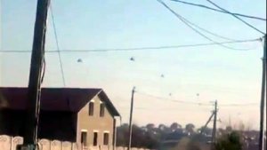 Российские вертолёты на помощь украинским пограничникам