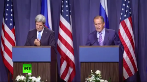 Лавров и Керри призвали украинцев отказаться от насилия