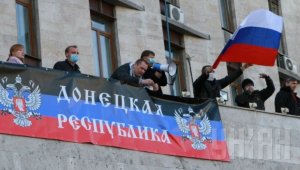 В Ждановке  захватили горсовет