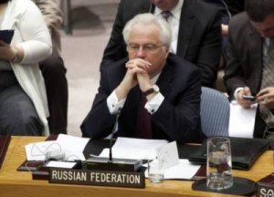 Чуркин еле сдерживается, общаясь с идиотами