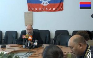 Побывавшие в плену у военных жители Доброполья. 21.04.2014