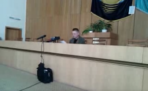Пресс конференция лидера народных ополченцев Славянска Вячеслава Пономарева 25 апреля 2014 г