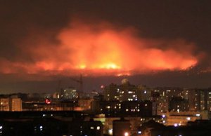 Пожар военного арсена в Забайкалье потушен