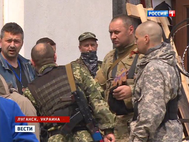 Луганские ополченцы готовы идти войной на Киев Луганские ополченцы готовы идти войной на Киев