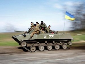 Как Краматорск встречал нацгвардию 3.05.2014