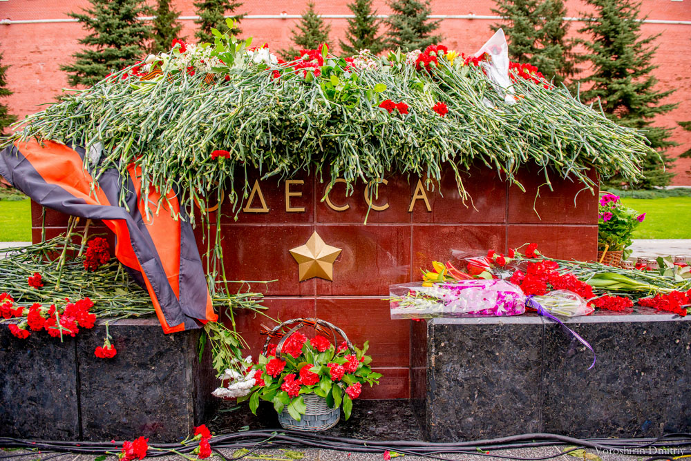 У стен Кремля прошел митинг в память погибших в Одессе