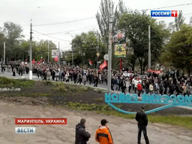 В Мариуполе каратели попытались повторить одесский сценарий В Мариуполе каратели попытались повторить одесский сценарий