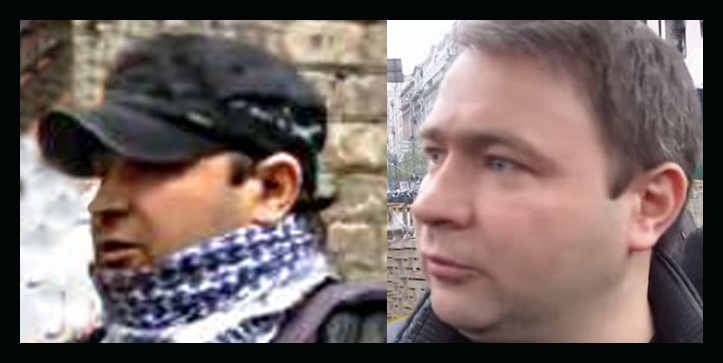 В Мариуполе действовали боевики-националисты в гражданской одежде с украинскими флагами В Мариуполе действовали боевики-националисты в гражданской одежде с украинскими флагами