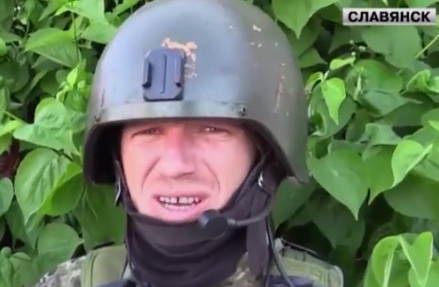 Как ополченец "Моторола" снимал бой под Славянском.