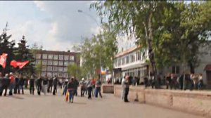 Russia Today. Енакиево,Крамоторск - видеообзор (4.05.14)