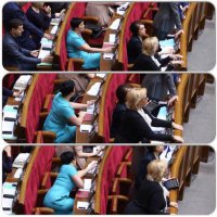 Парад кнопкодавов в Раде: Депутат от "Батьківщини" голосует за троих Парад кнопкодавов в Раде: Депутат от "Батьківщини" голосует за троих