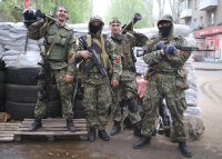 В Северодонецке бойцы Армии Юго-Востока захватили восьмерых нацгвардейцев