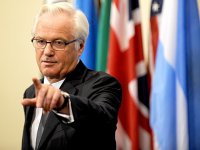 Пресс-конференция постоянного представителя РФ при ООН Виталия Чуркина