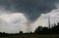 В Полтавской области произошел взрыв на магистральном газопроводе