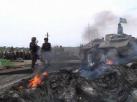 ДНР. Славянск. Любимая тактика фашистских карателей