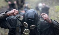 Ополченцам Славянска раздали противогазы на случай химической атаки