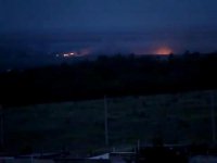 Луганск: идут бои, горят поля