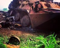 Березин: Общие потери бронетехники врага за вчерашний день в Шахтерске - 125 машин