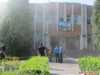 В Житомире утром загорелся городской военкомат