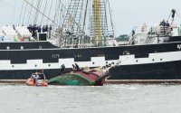 Учебный барк «Крузенштерн» потопил датский буксир