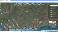 Обзор карты боевых действий 25.08.2014