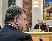 Путин оставил без ответа призыв Порошенко рассмотреть его мирный план
