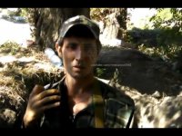 Ополченец армии ЛНР дал интервью на передовой