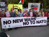 Начался марш против войн НАТО в городе Ньюпорт (Великобритания).