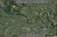 Обзор карты боевых действий 31.08.2014