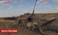Сожженные танки и БМП ВСУ в полях под Старобешево – эксклюзивные кадры