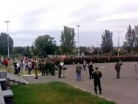 Алчевск. Присяга Вооруженных Сил Новороссии