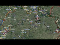 Обзор карты боевых действий 13.09.2014