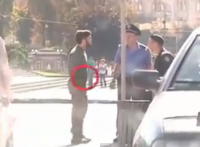 Киев. Реакция милиции на пистолет в штанах