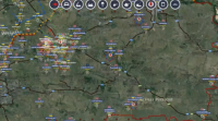 Обзор карты боевых действий 24.09.2014
