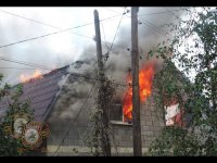 Донецк. 05.10.2014 Обстрел Киевского р-на из РСЗО Ураган (Гладковка)