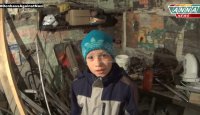 ДНР. Донецк. Юный житель: "Донбасс отстоим!"