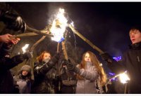 Факельное шествие нацистов в Харькове. Online-трансляция