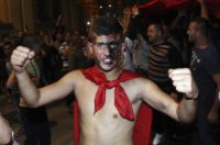 Албанцы устроили беспорядки в Косово, празднуя сорванный матч