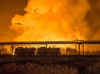 В Изюме партизаны сожгли склад фосфорных боеприпасов