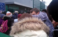 Украинцы ломятся в Европу. Польская граница
