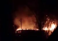 В Чечне сгорел дом возможного организатора нападения на Грозный